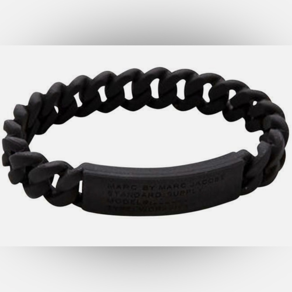 NWT Marc Jacobs black rubber bracelet